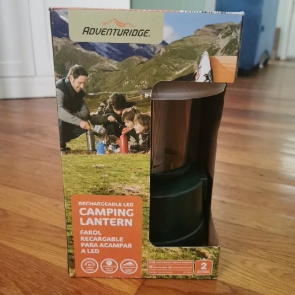 Brand New Adventuridge Rechargeable Camping Lantern with Accessories